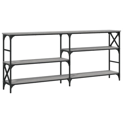 vidaXL Console Table Grey Sonoma 180x29x76.5 cm Engineered Wood