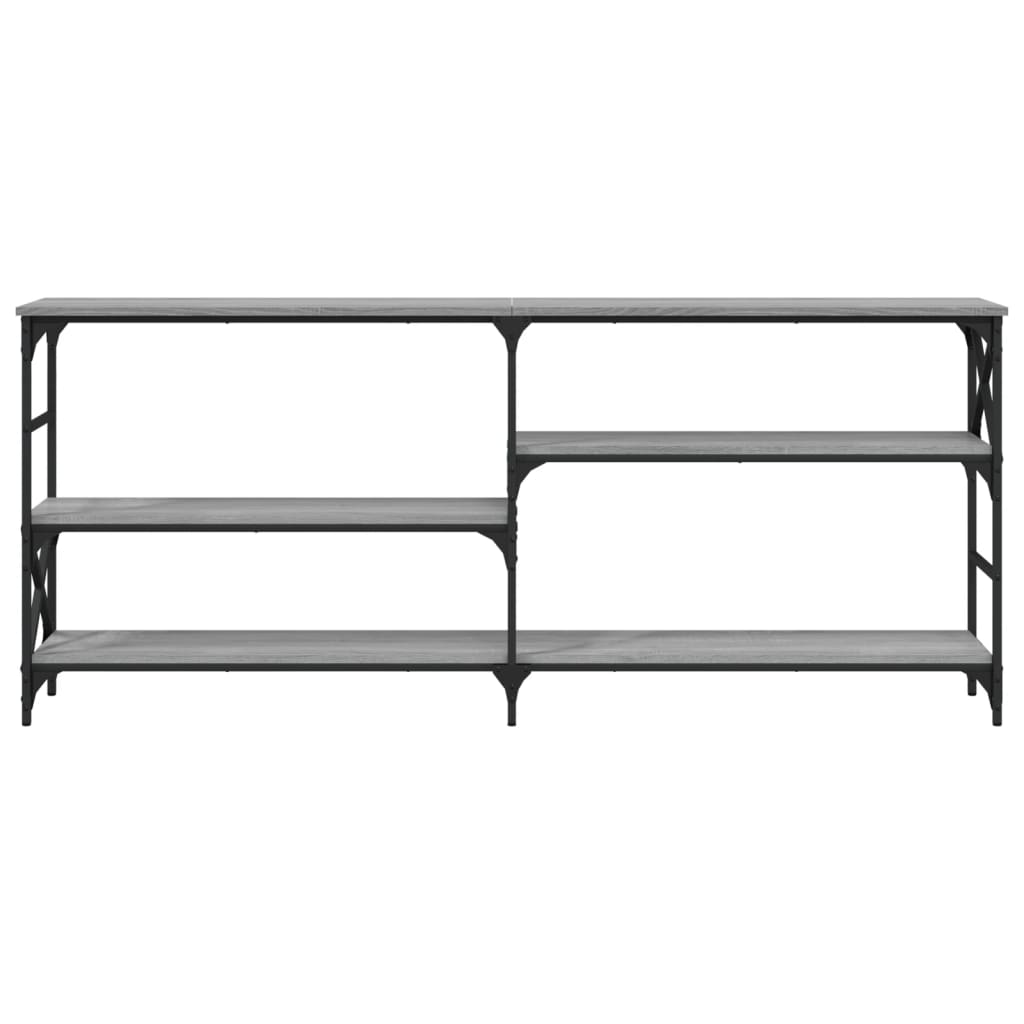vidaXL Console Table Grey Sonoma 180x29x76.5 cm Engineered Wood