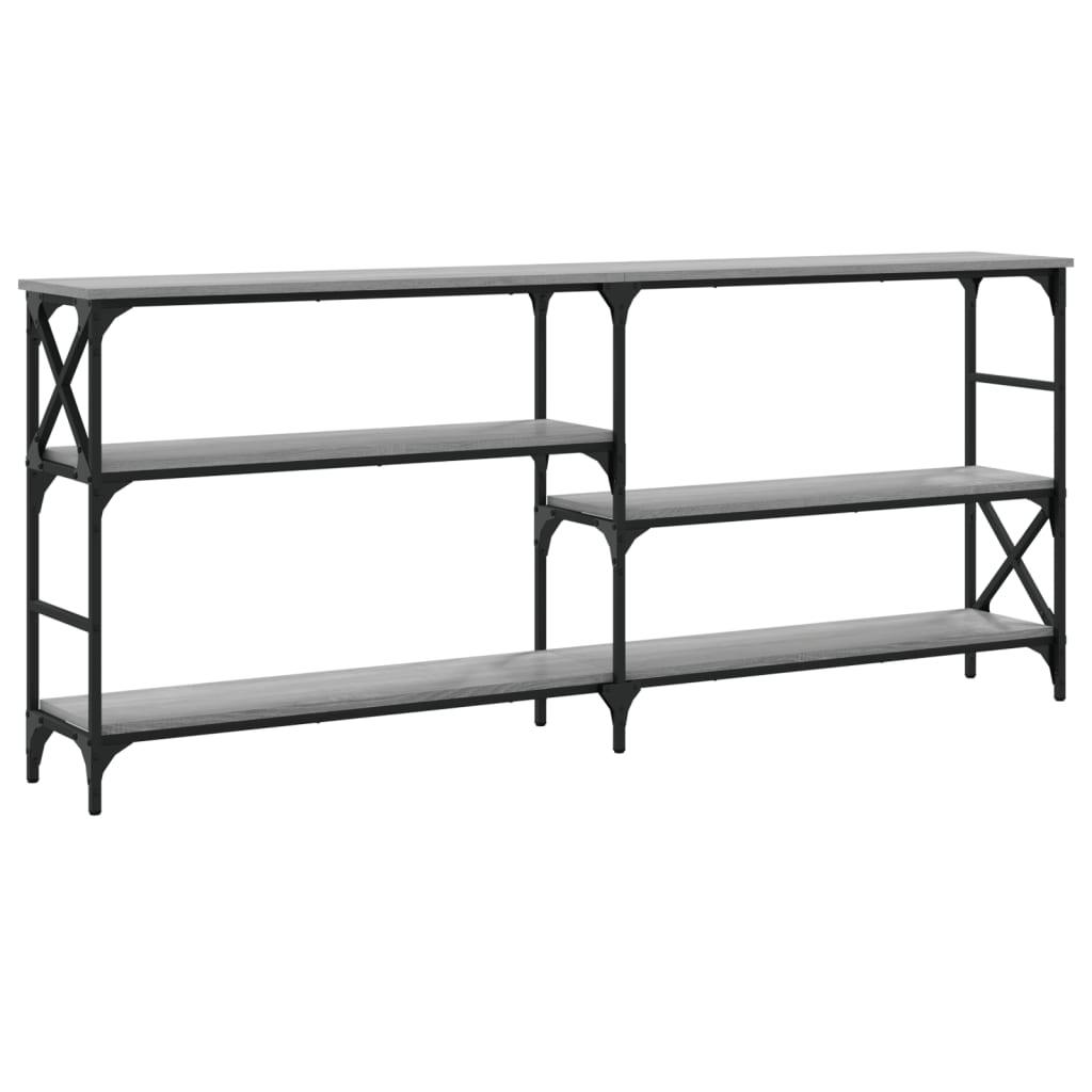 vidaXL Console Table Grey Sonoma 180x29x76.5 cm Engineered Wood