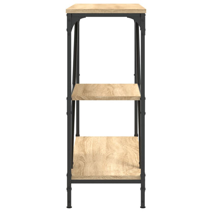 vidaXL Console Table Sonoma Oak 88.5x30x75 cm Engineered Wood