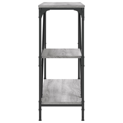 vidaXL Console Table Grey Sonoma 88.5x30x75 cm Engineered Wood