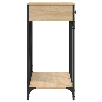 vidaXL Console Table Sonoma Oak 100x39x78.5 cm Engineered Wood