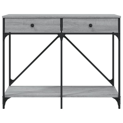 vidaXL Console Table Grey Sonoma 100x39x78.5 cm Engineered Wood