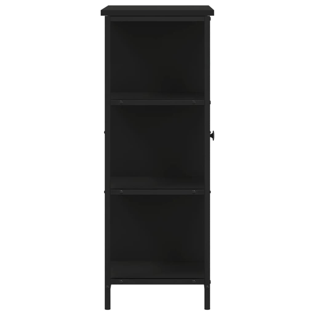 vidaXL Sideboard Black 70x30x80 cm Engineered Wood