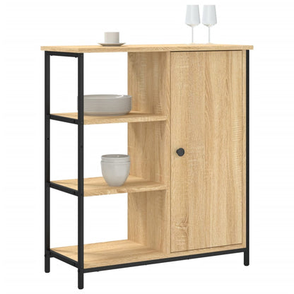 vidaXL Sideboard Sonoma Oak 70x30x80 cm Engineered Wood
