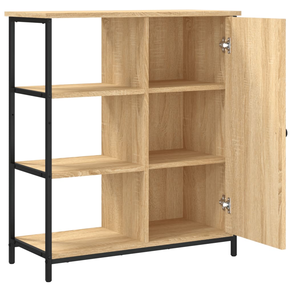 vidaXL Sideboard Sonoma Oak 70x30x80 cm Engineered Wood