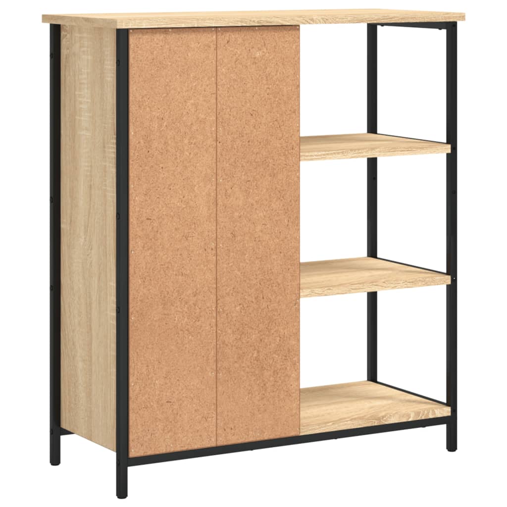 vidaXL Sideboard Sonoma Oak 70x30x80 cm Engineered Wood