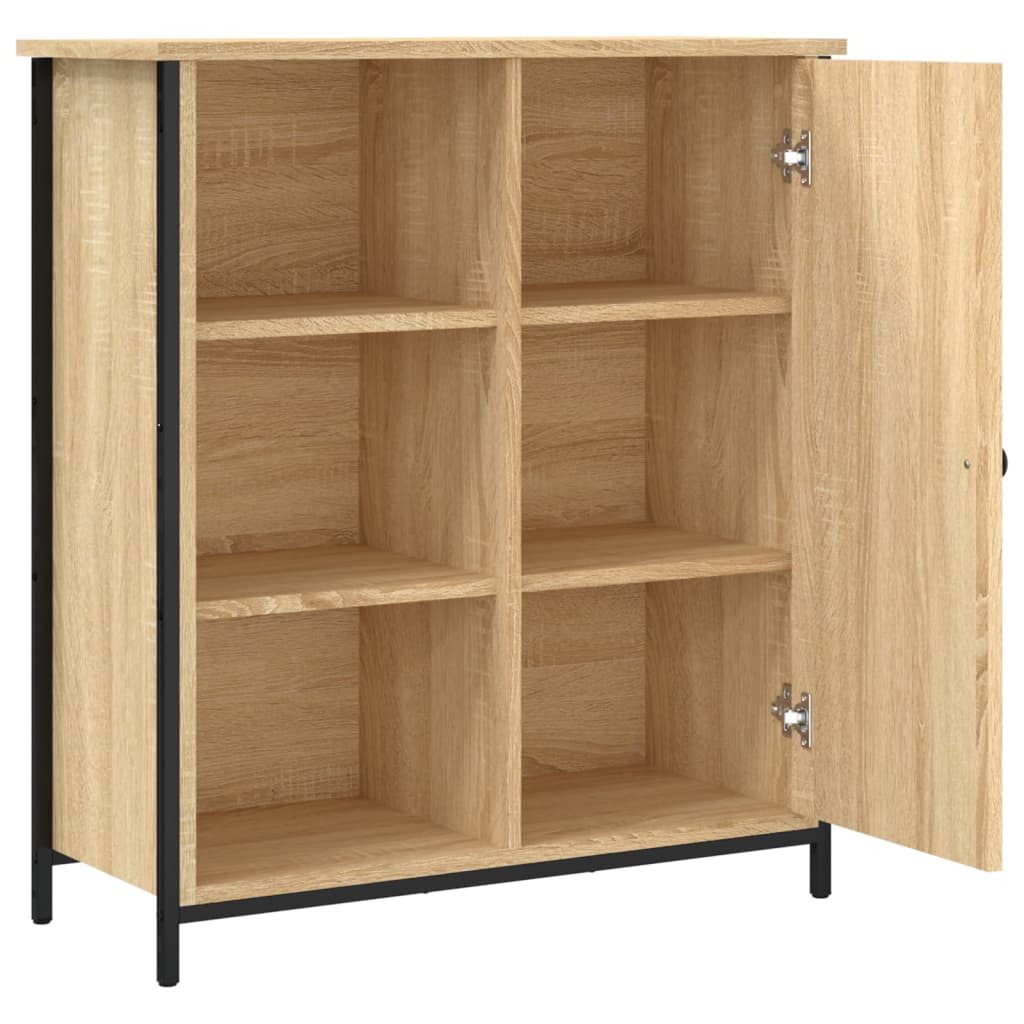 vidaXL Sideboard Sonoma Oak 70x30x80 cm Engineered Wood