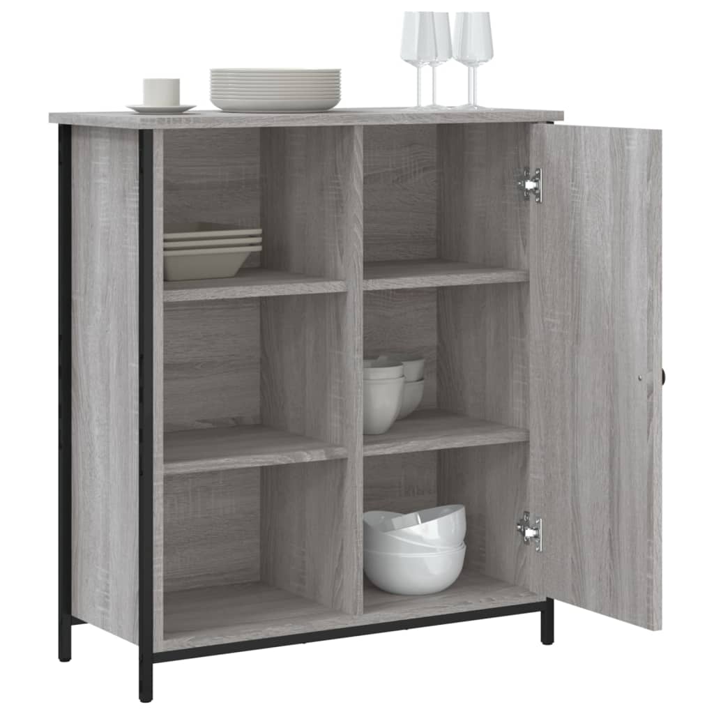 vidaXL Sideboard Grey Sonoma 70x30x80 cm Engineered Wood
