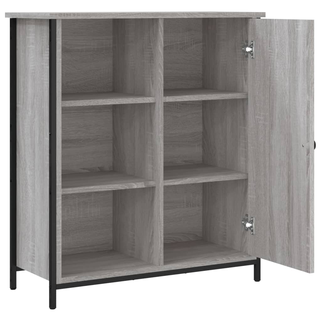 vidaXL Sideboard Grey Sonoma 70x30x80 cm Engineered Wood
