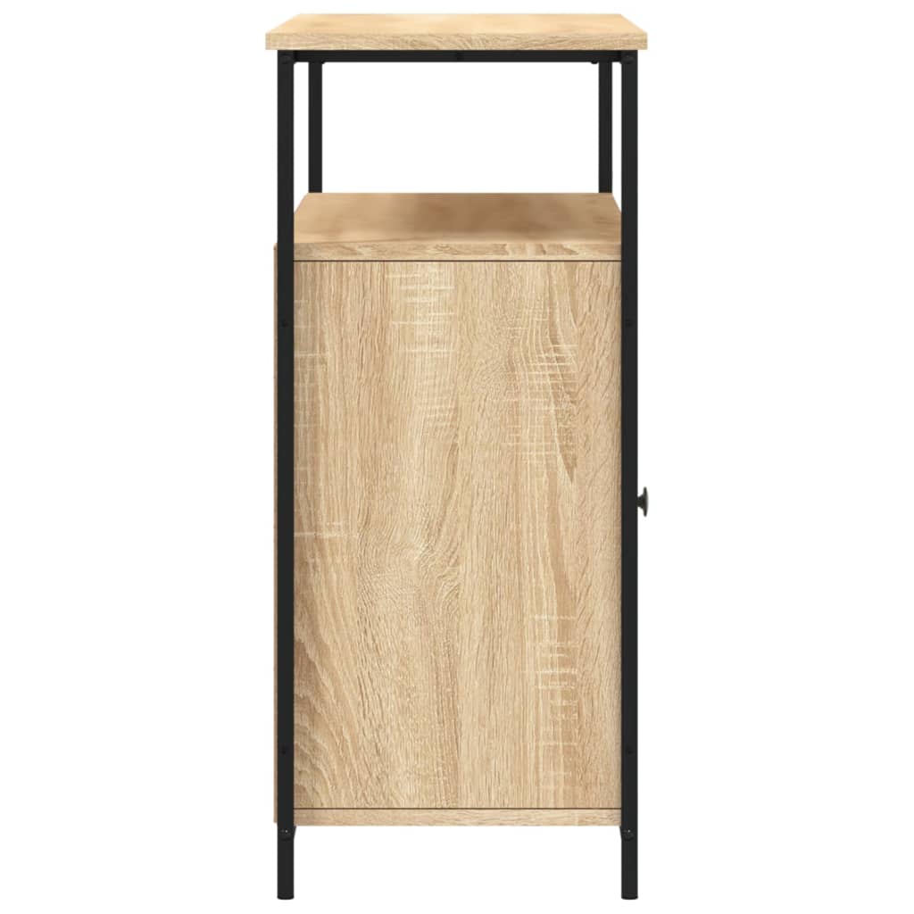 vidaXL Sideboard Sonoma Oak 100x35x80 cm Engineered Wood