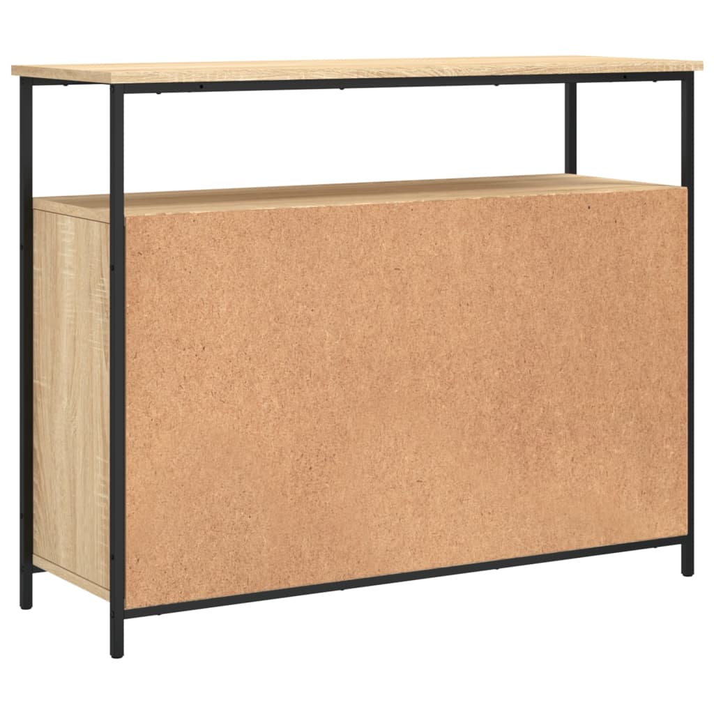 vidaXL Sideboard Sonoma Oak 100x35x80 cm Engineered Wood