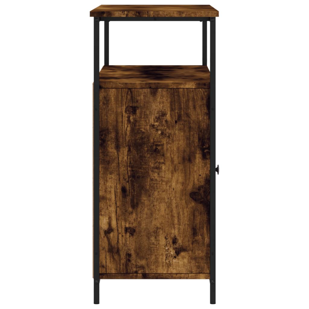vidaXL Sideboard Smoked Oak 100x35x80 cm Engineered Wood