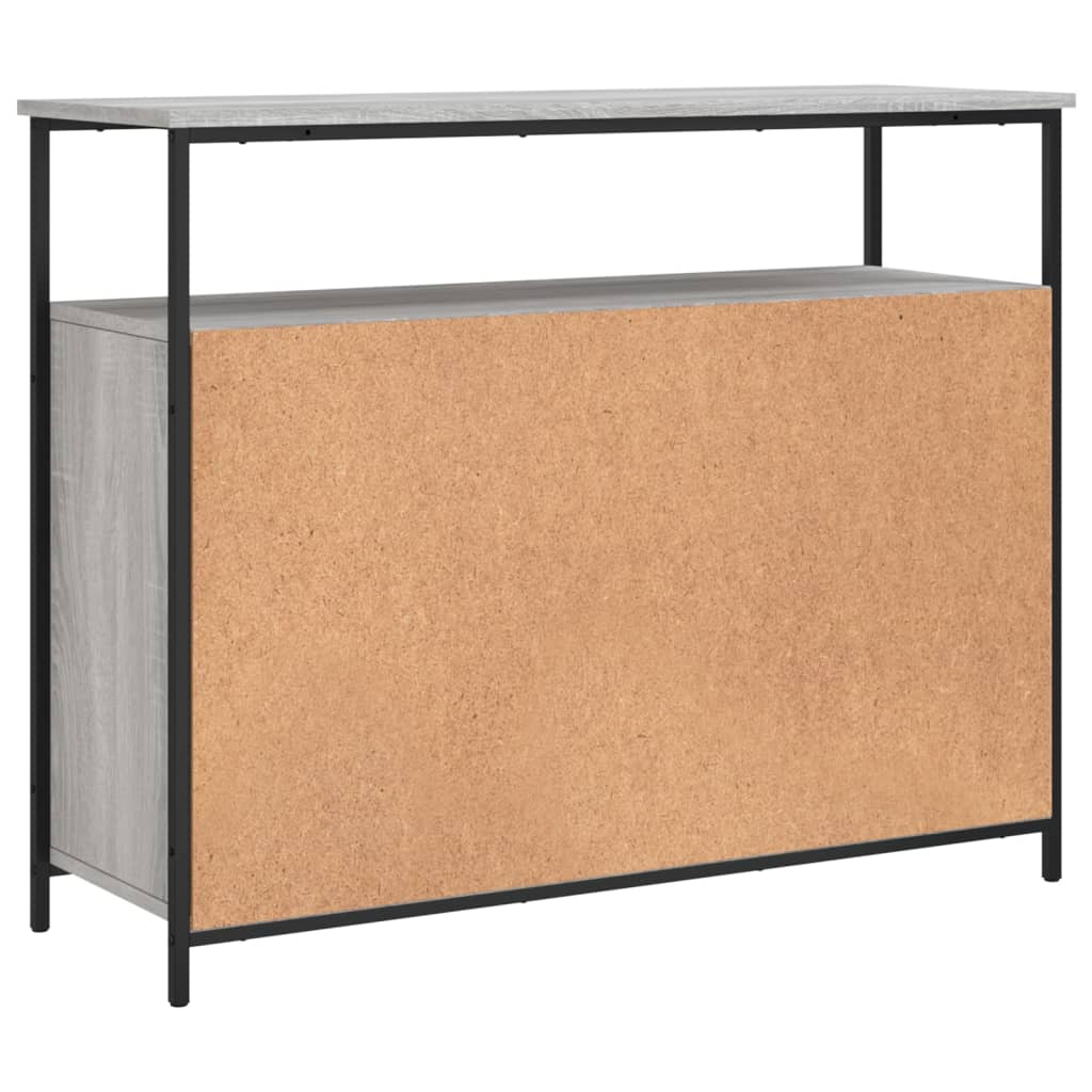 vidaXL Sideboard Grey Sonoma 100x35x80 cm Engineered Wood