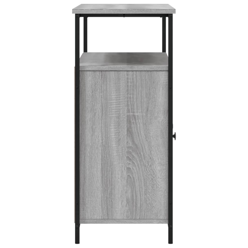 vidaXL Sideboard Grey Sonoma 100x35x80 cm Engineered Wood