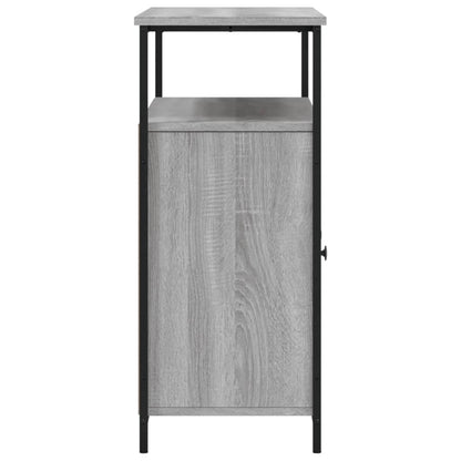 vidaXL Sideboard Grey Sonoma 100x35x80 cm Engineered Wood
