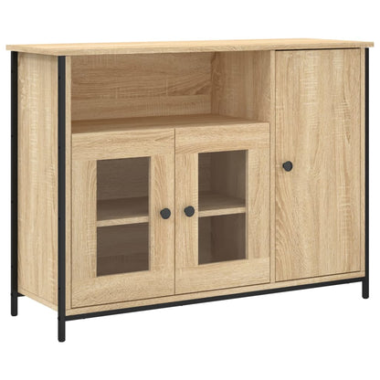 vidaXL Sideboard Sonoma Oak 100x35x75 cm Engineered Wood