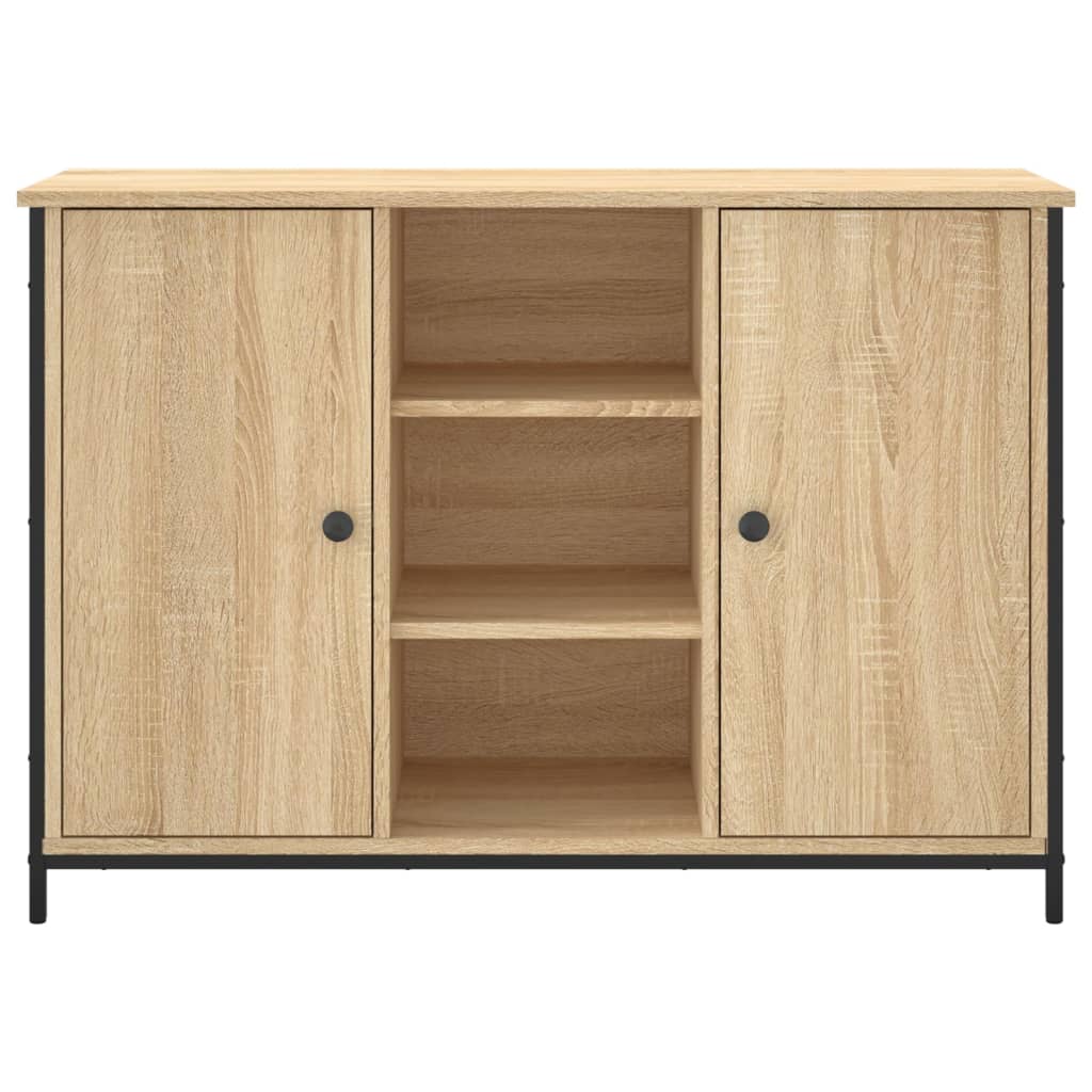 vidaXL Sideboard Sonoma Oak 100x35x70 cm Engineered Wood