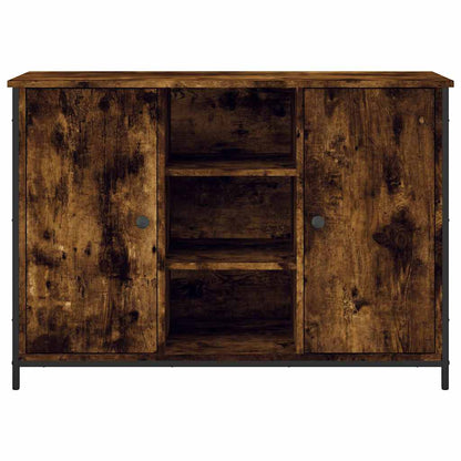 vidaXL Sideboard Smoked Oak 100x35x70 cm Engineered Wood