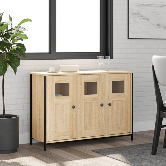 vidaXL Sideboard Sonoma Oak 100x35x70 cm Engineered Wood