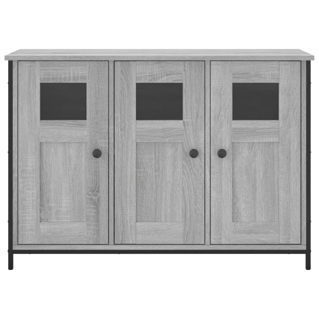 vidaXL Sideboard Grey Sonoma 100x35x70 cm Engineered Wood