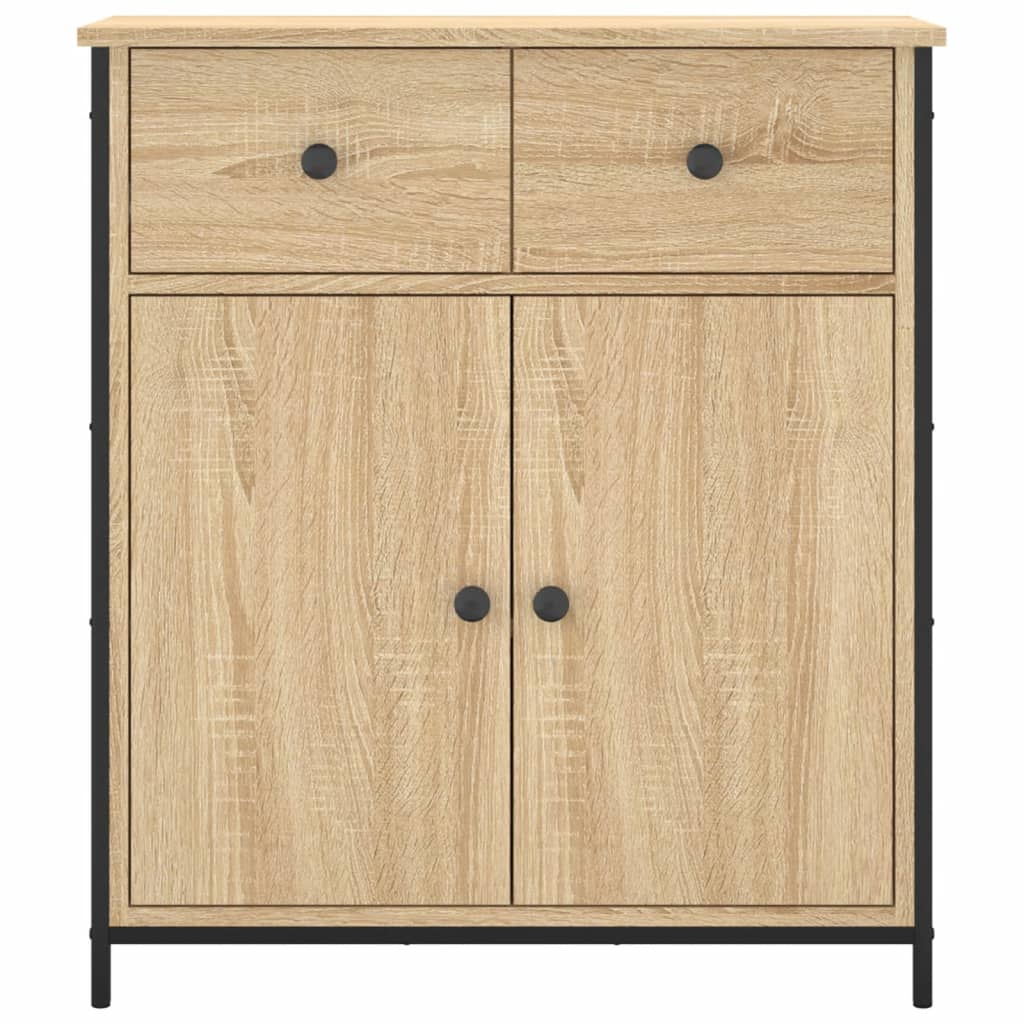 vidaXL Sideboard Sonoma Oak 70x30x80 cm Engineered Wood