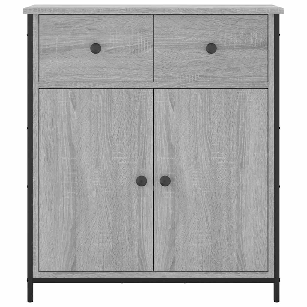 vidaXL Sideboard Grey Sonoma 70x30x80 cm Engineered Wood
