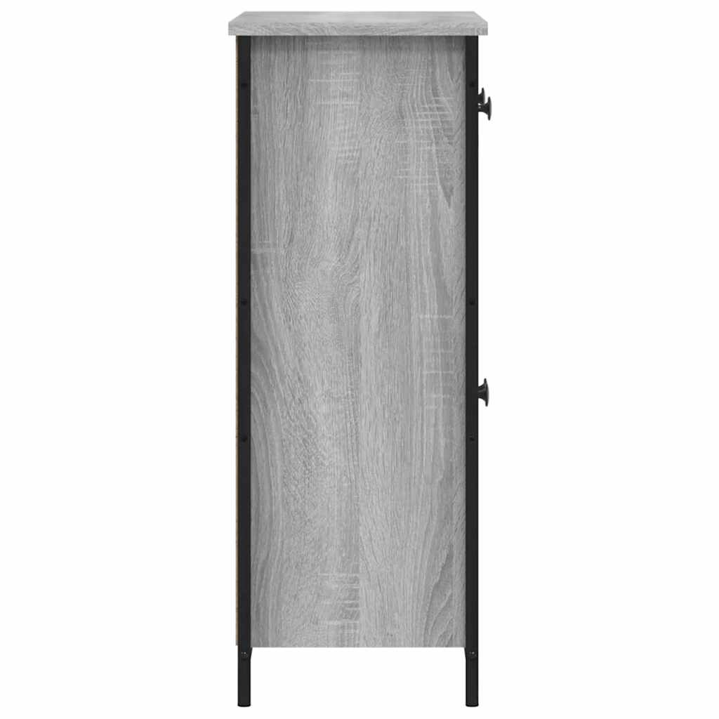 vidaXL Sideboard Grey Sonoma 70x30x80 cm Engineered Wood