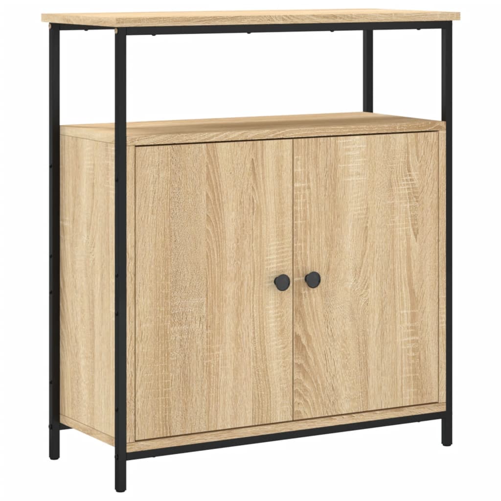 vidaXL Sideboard Sonoma Oak 70x30x80 cm Engineered Wood