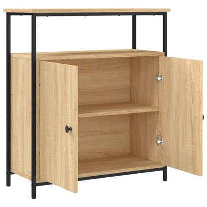 vidaXL Sideboard Sonoma Oak 70x30x80 cm Engineered Wood