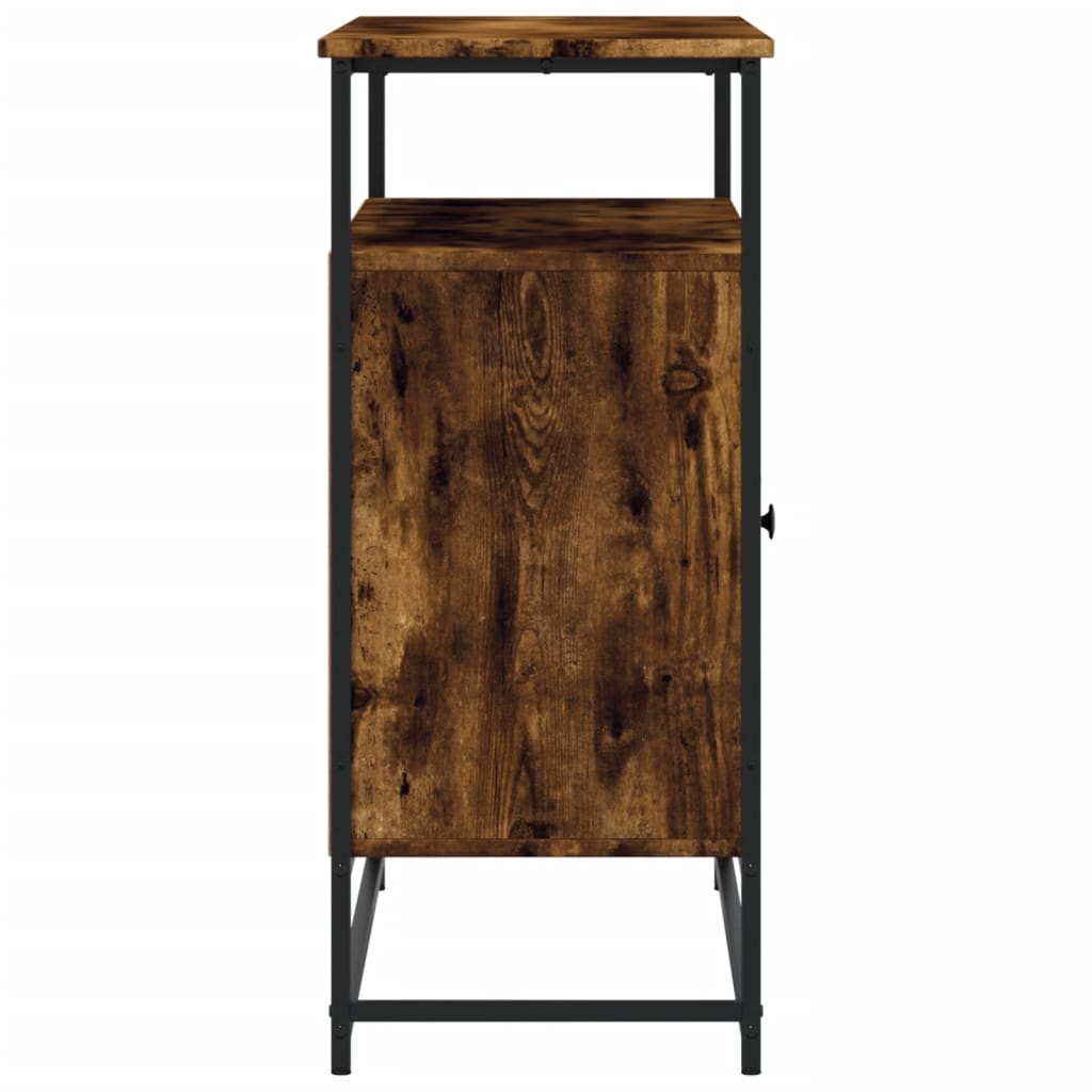 vidaXL Sideboard Smoked Oak 100x35x80 cm Engineered Wood