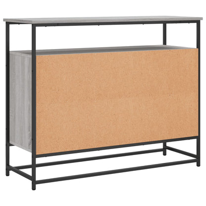 vidaXL Sideboard Grey Sonoma 100x35x80 cm Engineered Wood