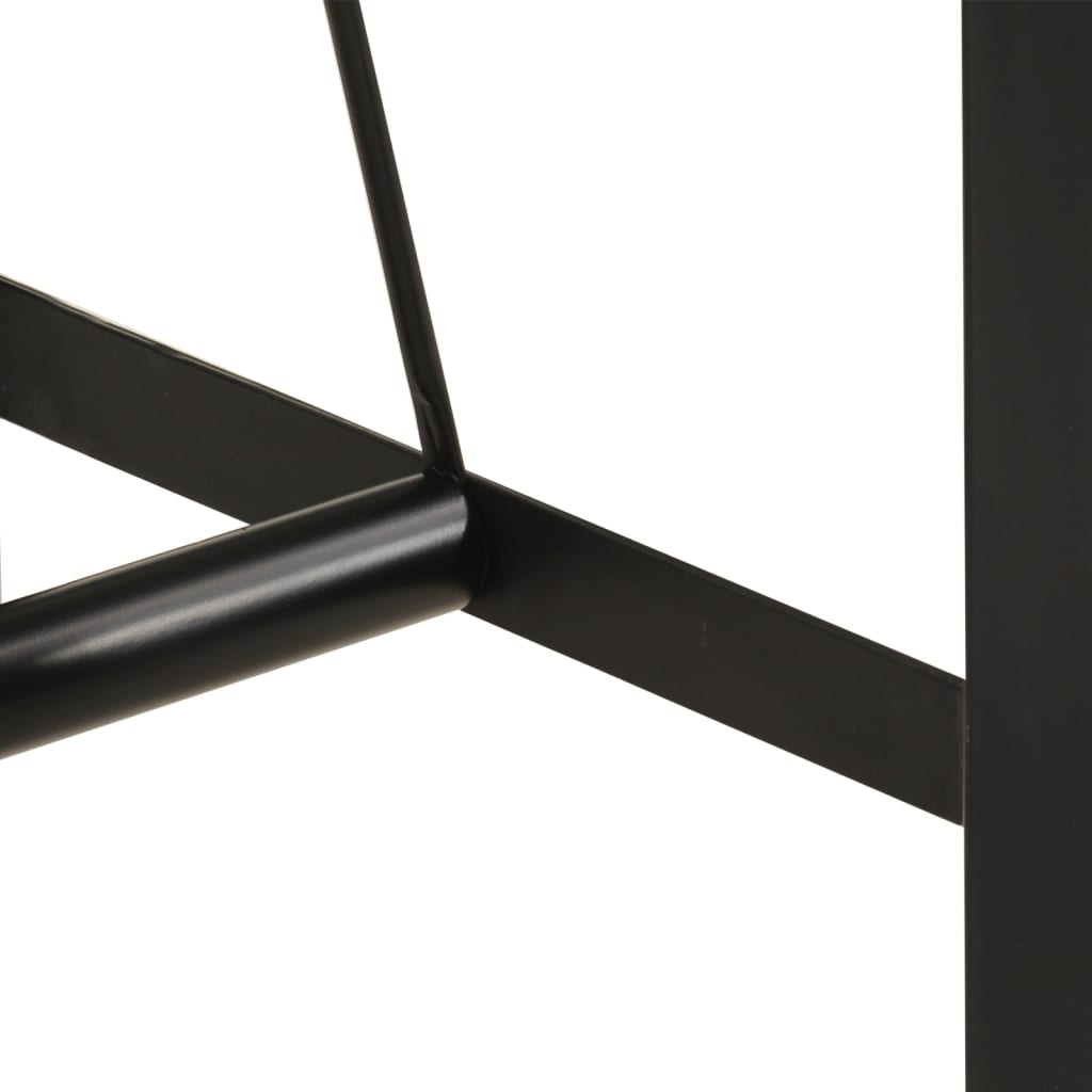 vidaXL Bar Table 150x70x107 cm Solid Wood Acacia and Iron