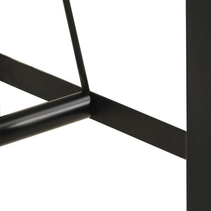 vidaXL Bar Table 150x70x107 cm Solid Wood Acacia and Iron