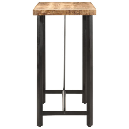 vidaXL Bar Table 110x55x107 cm Solid Wood Mango and Iron