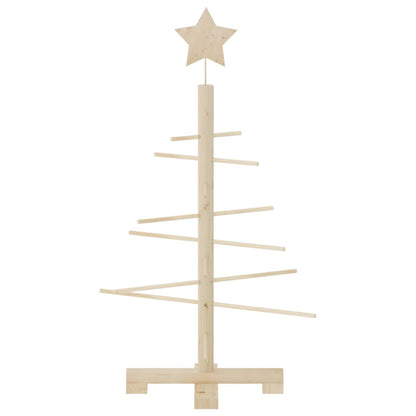 vidaXL Wooden Christmas Tree for Decoration 75 cm Solid Wood Pine