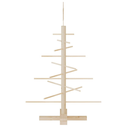 vidaXL Wooden Christmas Tree for Decoration 75 cm Solid Wood Pine