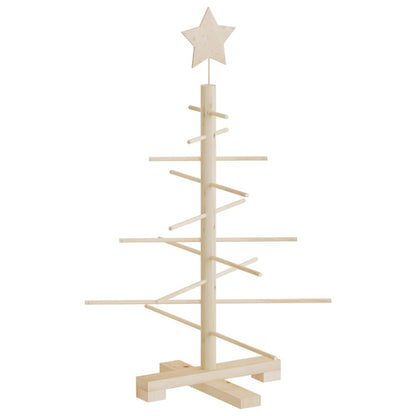 vidaXL Wooden Christmas Tree for Decoration 75 cm Solid Wood Pine