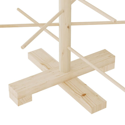 vidaXL Wooden Christmas Tree for Decoration 75 cm Solid Wood Pine