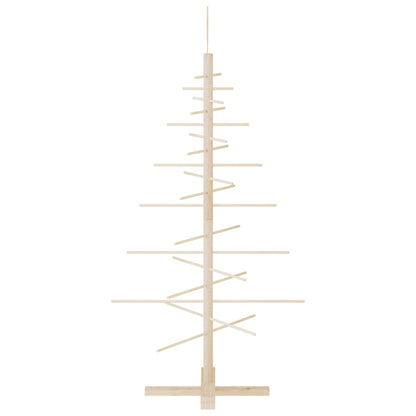 vidaXL Wooden Christmas Tree for Decoration 125 cm Solid Wood Pine
