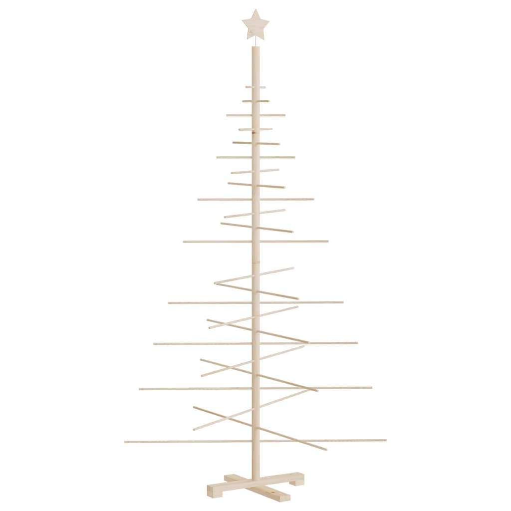 vidaXL Wooden Christmas Tree for Decoration 180 cm Solid Wood Pine