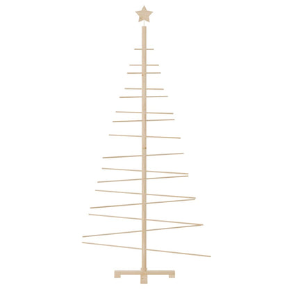 vidaXL Wooden Christmas Tree for Decoration 180 cm Solid Wood Pine