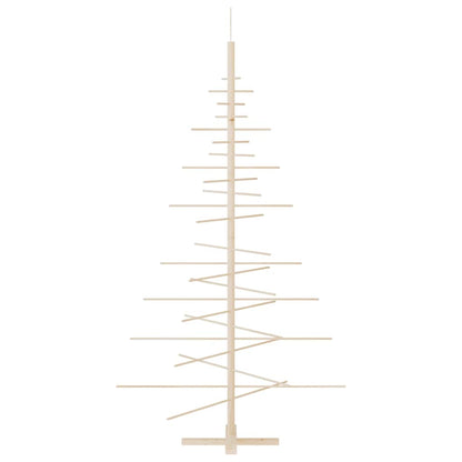 vidaXL Wooden Christmas Tree for Decoration 180 cm Solid Wood Pine
