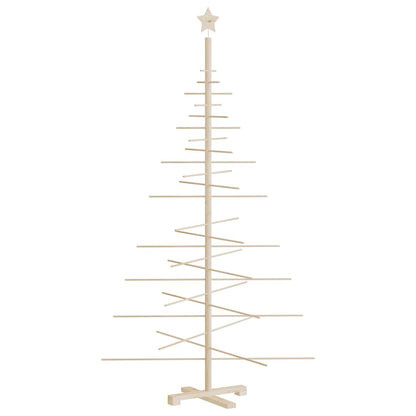 vidaXL Wooden Christmas Tree for Decoration 180 cm Solid Wood Pine