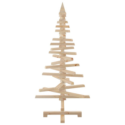 vidaXL Wooden Christmas Tree for Decoration 120 cm Solid Wood Pine