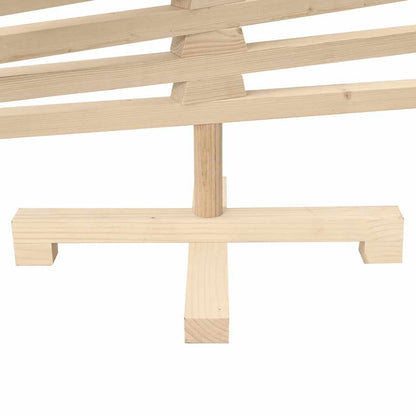 vidaXL Wooden Christmas Tree for Decoration 120 cm Solid Wood Pine