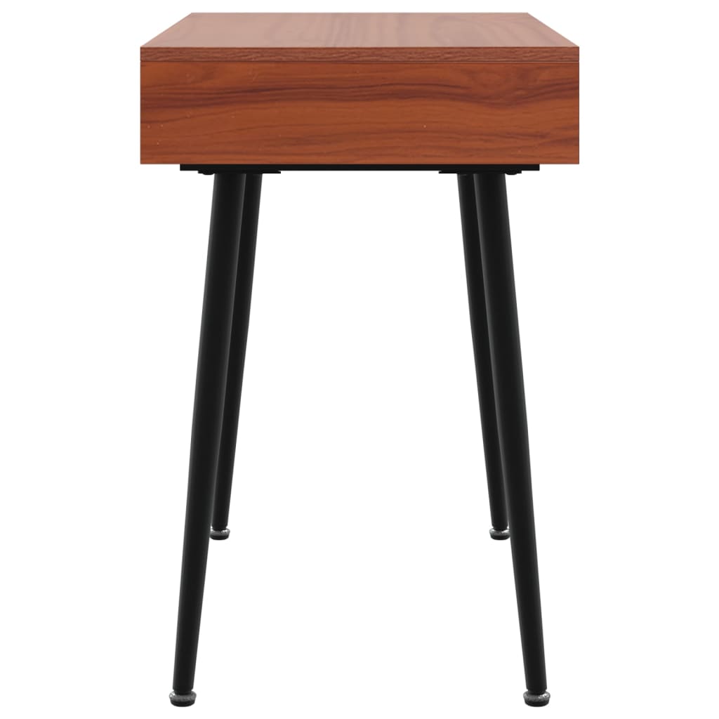vidaXL Computer Desk with Drawer Brown 110x50x75 cm Engineered Wood