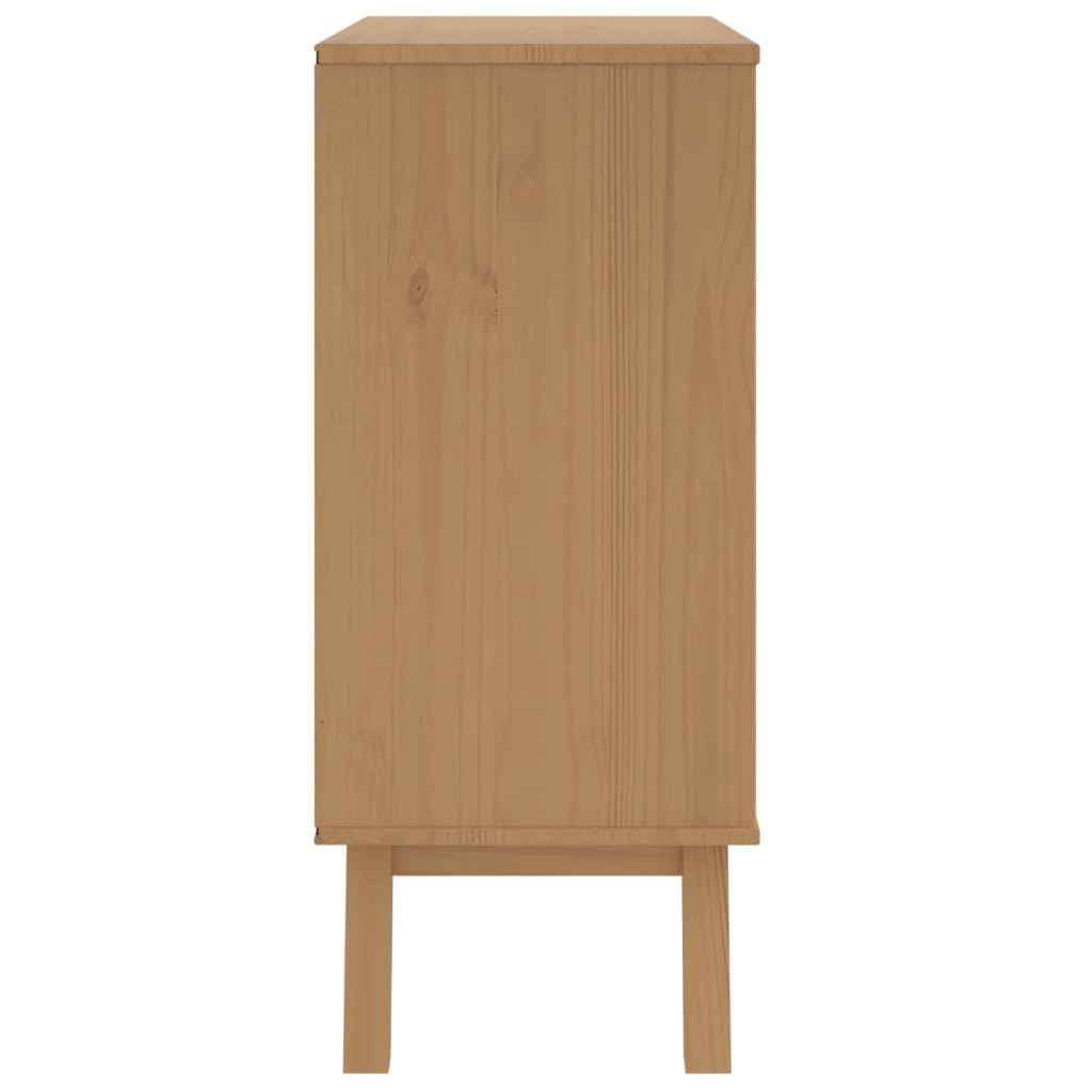vidaXL Drawer Cabinet OLDEN Brown Solid Wood Pine