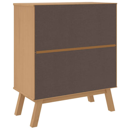 vidaXL Drawer Cabinet OLDEN Brown Solid Wood Pine