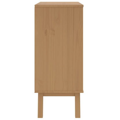 vidaXL Drawer Cabinet OLDEN Grey and Brown Solid Wood Pine